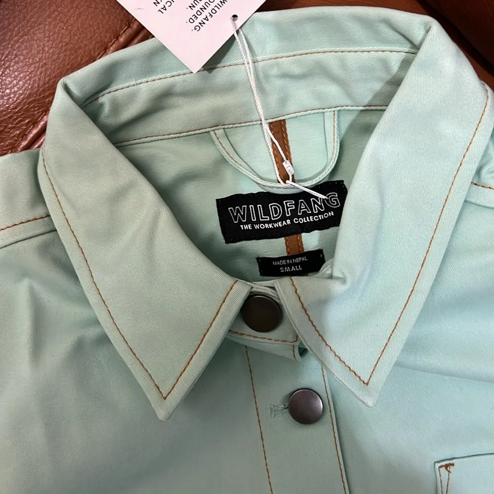 Wildfang THE ESSENTIAL Jacket Shacket Small - Picture 5 of 11